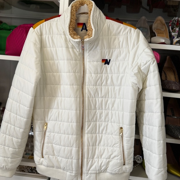 Aviator Nation Sunburst Jacket white size L - Picture 2 of 7